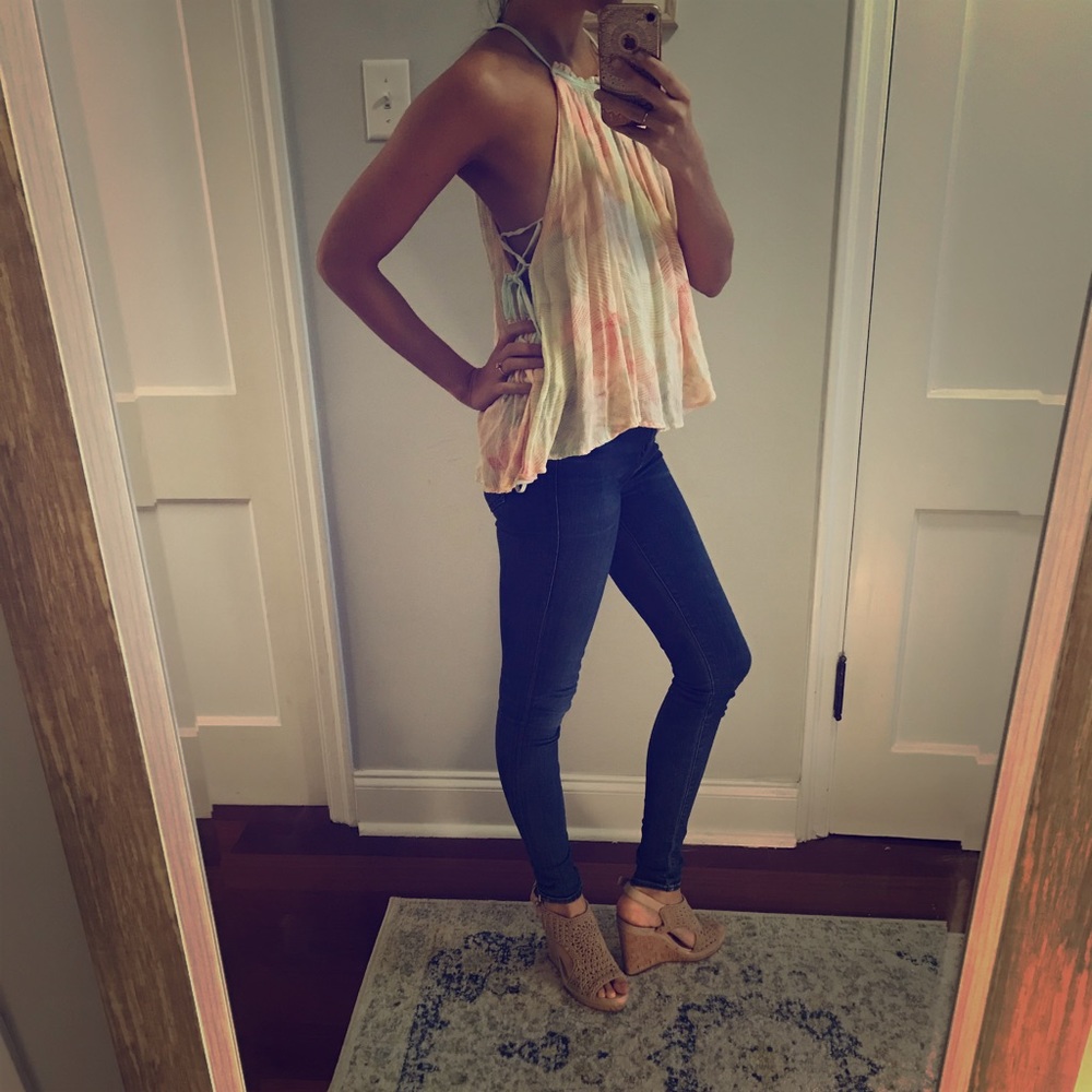 Preloved Free People Flowy Top Size XS